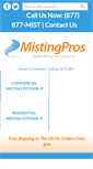 Mobile Screenshot of mistingpros.com